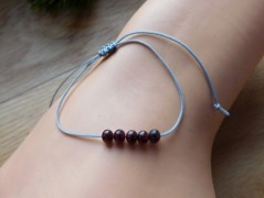 Náhrdelník - černý a modrý