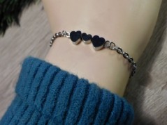 Náhrdelník - černý a modrý