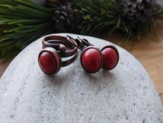 Náhrdelník - černý a modrý