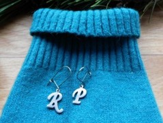 Náhrdelník - černý a modrý