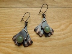 Náhrdelník - černý a modrý