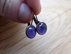 Náhrdelník - černý a modrý