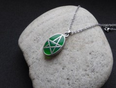 Náhrdelník - černý a modrý