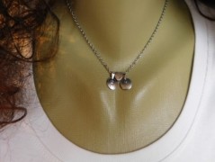 Náhrdelník - černý a modrý