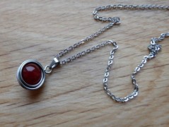 Náhrdelník - černý a modrý