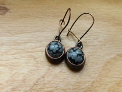 Náhrdelník - černý a modrý