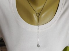 Náhrdelník - černý a modrý