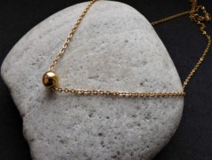 Náhrdelník - černý a modrý