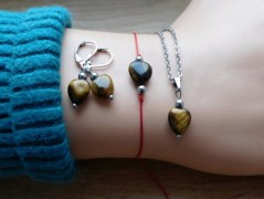 Náhrdelník - černý a modrý