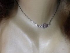 Náhrdelník - černý a modrý