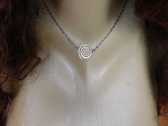 Náhrdelník - černý a modrý