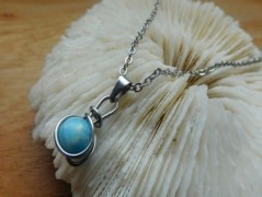 Náhrdelník - černý a modrý