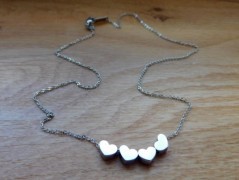 Náhrdelník - černý a modrý