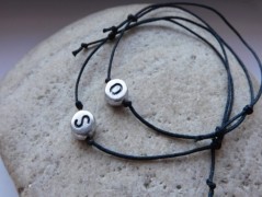 Náhrdelník - černý a modrý