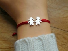 Náhrdelník - černý a modrý