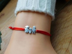 Náhrdelník - černý a modrý