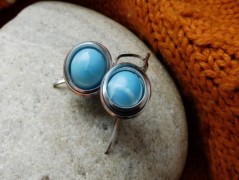 Náhrdelník - černý a modrý