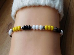 Náhrdelník - černý a modrý