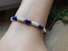 Náhrdelník - černý a modrý