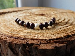 Náhrdelník - černý a modrý