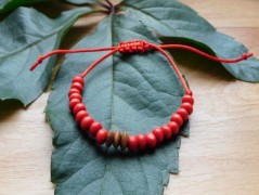 Náhrdelník - černý a modrý