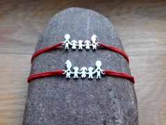 Náhrdelník - černý a modrý