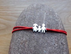 Náhrdelník - černý a modrý