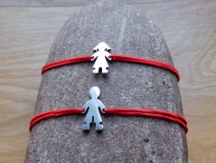 Náhrdelník - černý a modrý