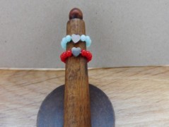 Náhrdelník - černý a modrý