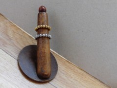 Náhrdelník - černý a modrý