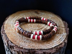 Náhrdelník - černý a modrý