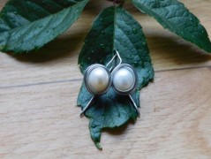 Náhrdelník - černý a modrý