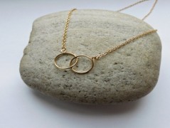 Náhrdelník - černý a modrý