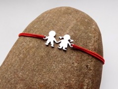 Náhrdelník - černý a modrý