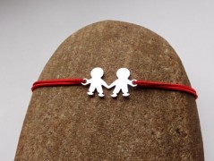 Náhrdelník - černý a modrý