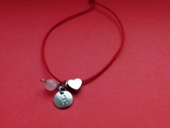 Náhrdelník - černý a modrý