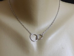 Náhrdelník - černý a modrý