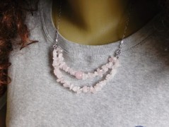 Náhrdelník - černý a modrý