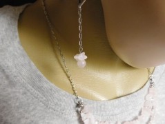 Náhrdelník - černý a modrý