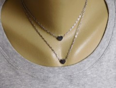 Náhrdelník - černý a modrý