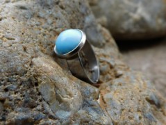 Náhrdelník - černý a modrý