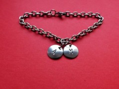 Náhrdelník - černý a modrý