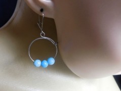 Náhrdelník - černý a modrý