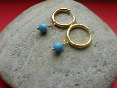 Náhrdelník - černý a modrý