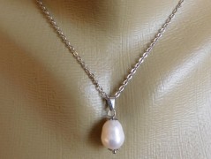 Náhrdelník - černý a modrý