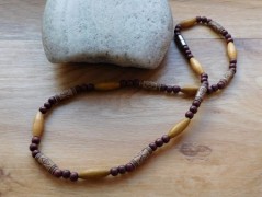 Náhrdelník - černý a modrý