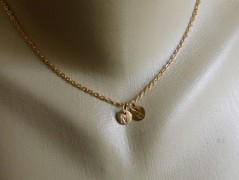 Náhrdelník - černý a modrý