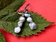 Náhrdelník - černý a modrý