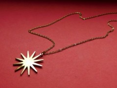 Náhrdelník - černý a modrý