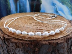 Náhrdelník - černý a modrý